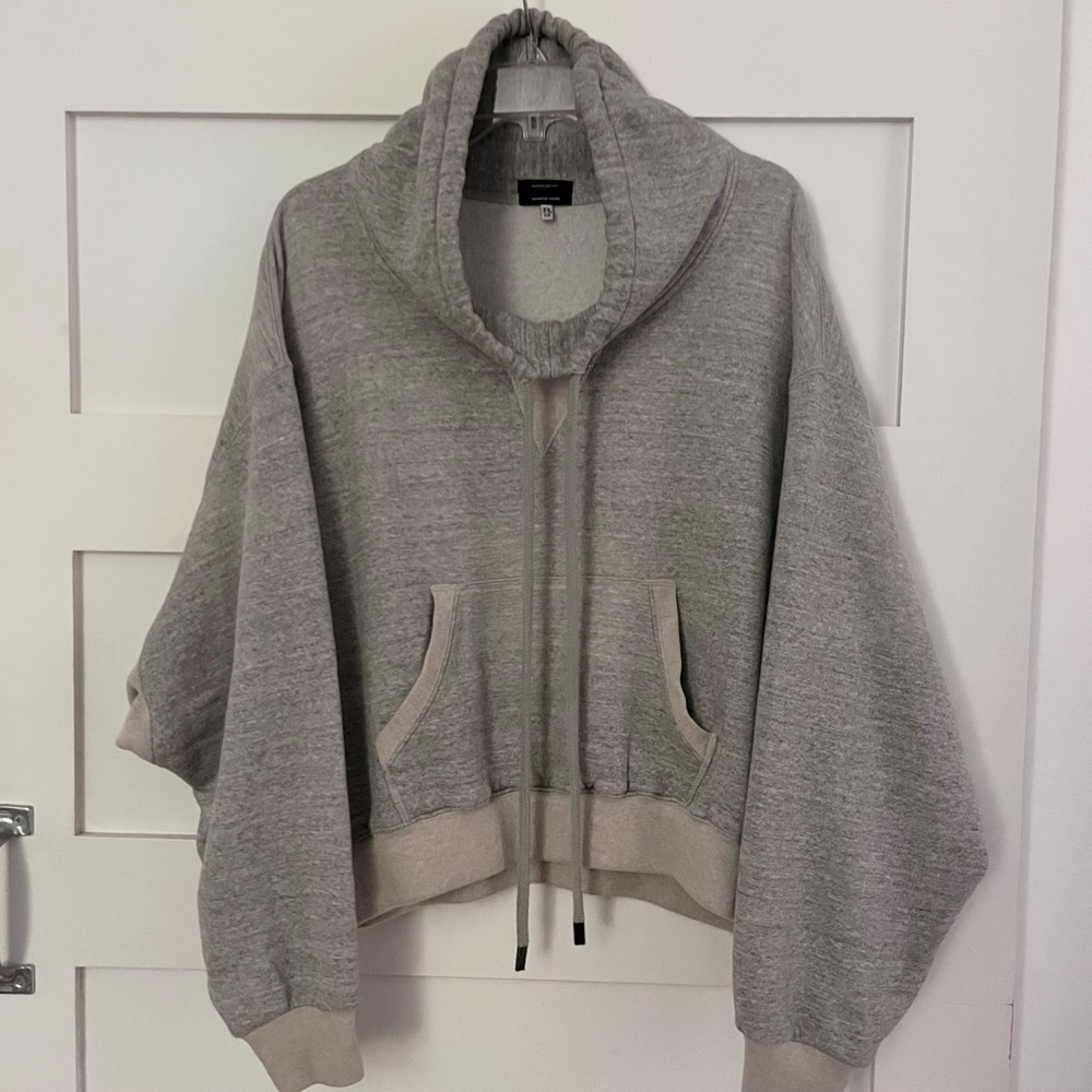 R13 Funnel neck Cropped Popover - Picture 2 of 6